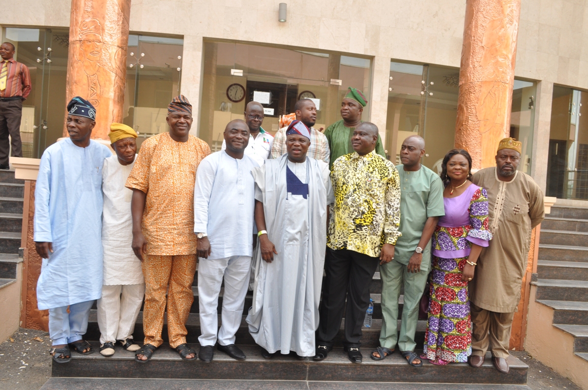 Akinwunmi Ambode visits the Lagos State House of Assembly