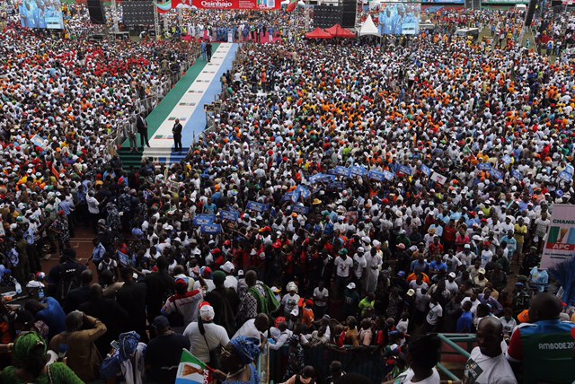 A cross Section of Electorates at the APC Presidential Rally - January 30, 2015