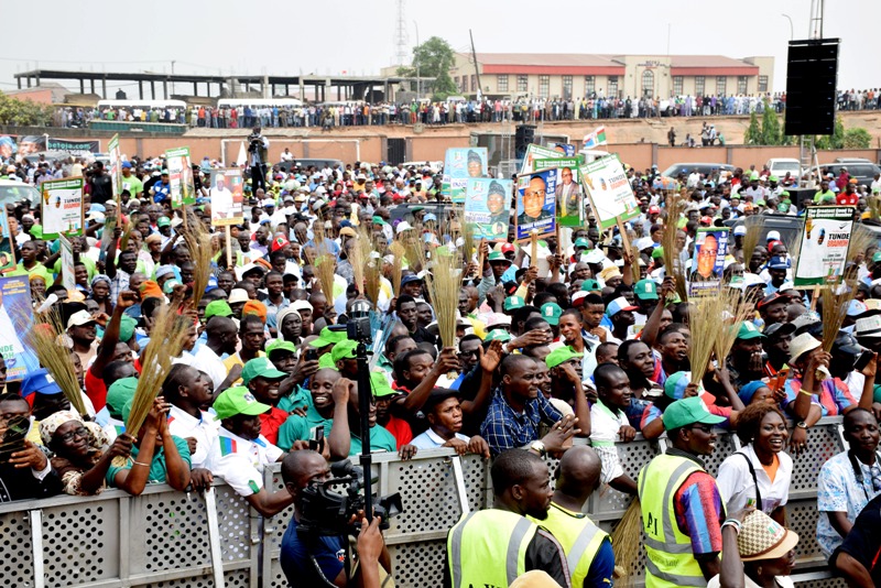 A cross section of Lagosians at the event