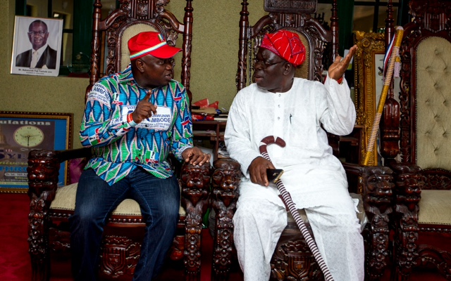 Ambode visits Royal Fathers in Epe Land