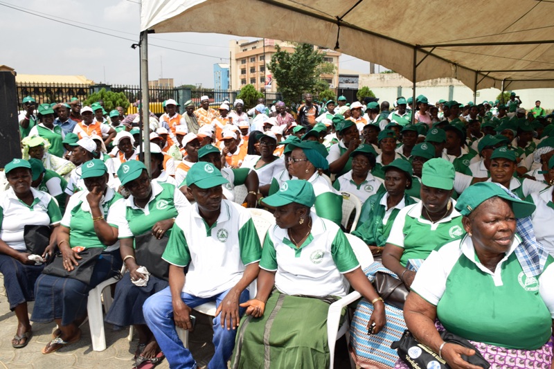 A Cross Section of Community Health Workers and Traditional Medicine Practitioners at the Event
