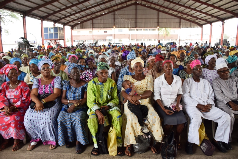 A Cross Section of Senior Citizens of Lagos State at the Event