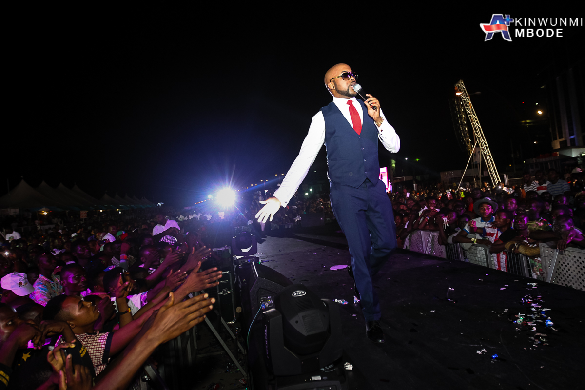 Banky-W Performing at the iBelieve Concert