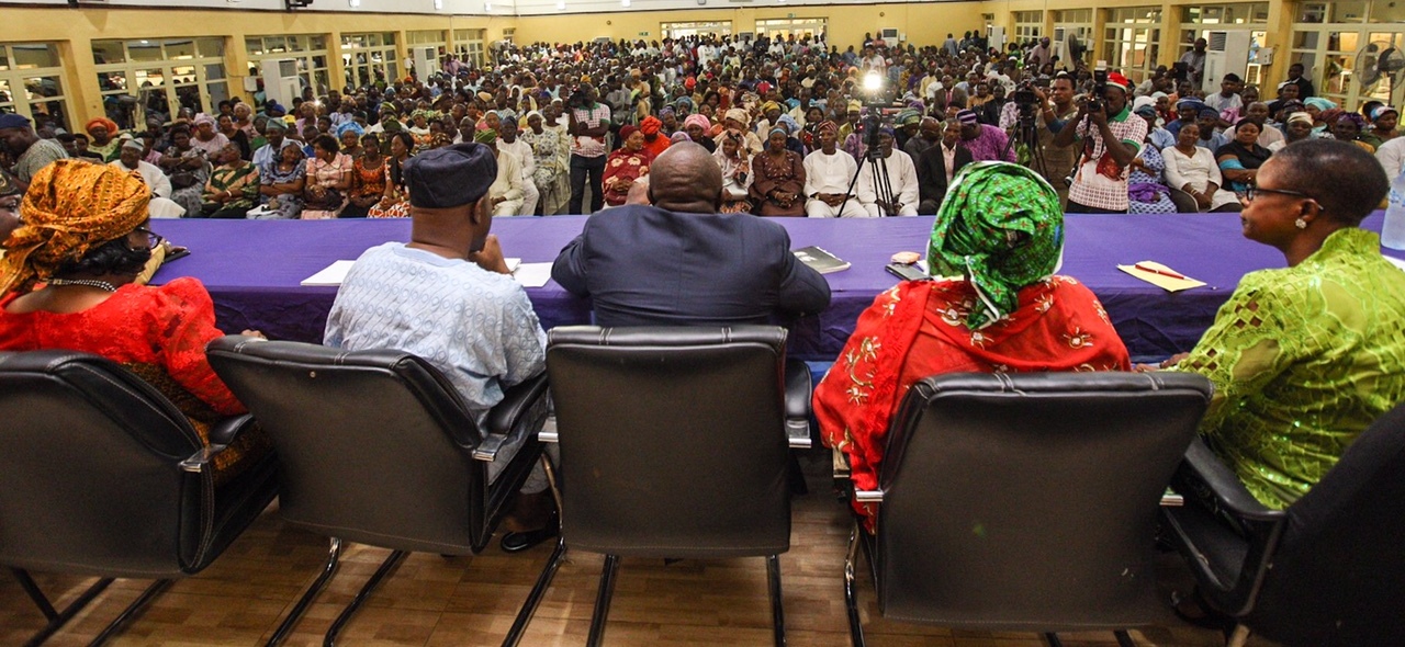 A Cross Section of Lagos Civil Servants at the Interactive Session with Ambode