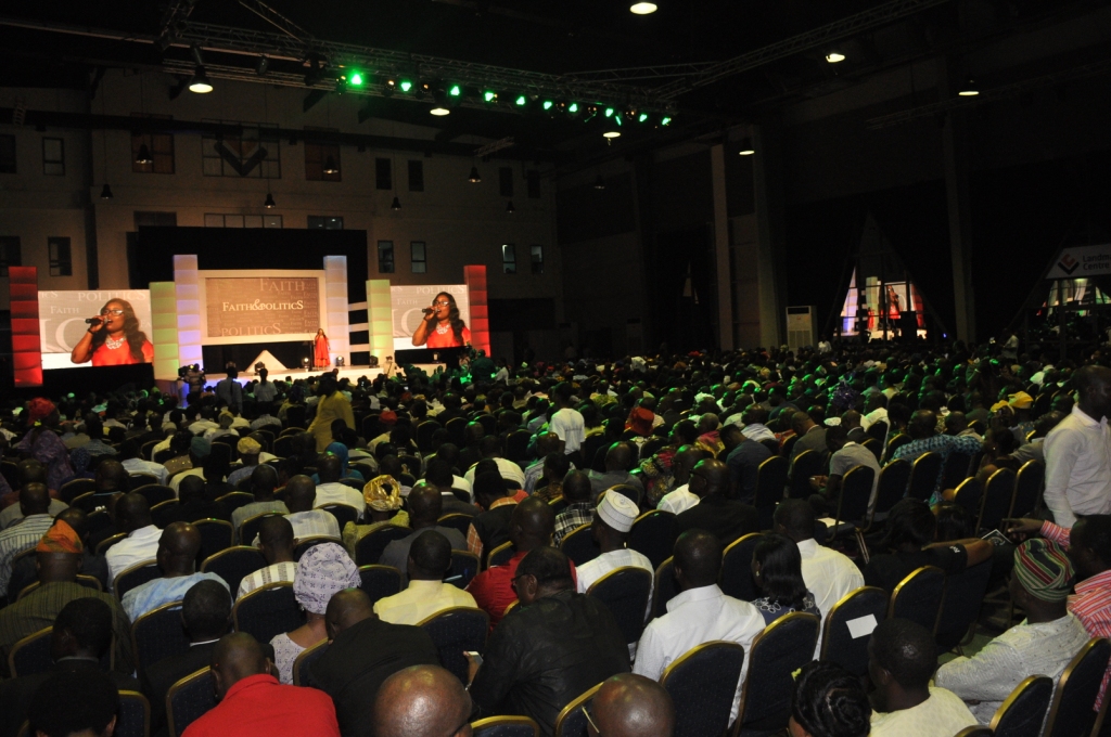 A Cross Section of People of faith at the Event