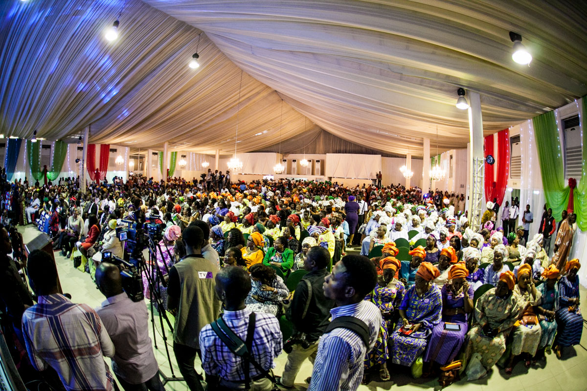 A Cross Section of Women at the Event