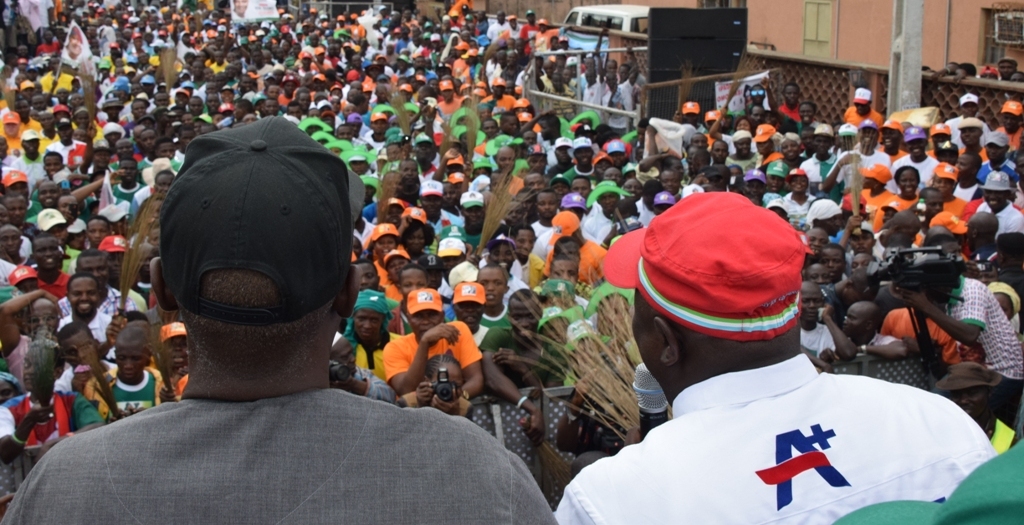 A Cross Section of Electorates at the APC Rally in Shomolu