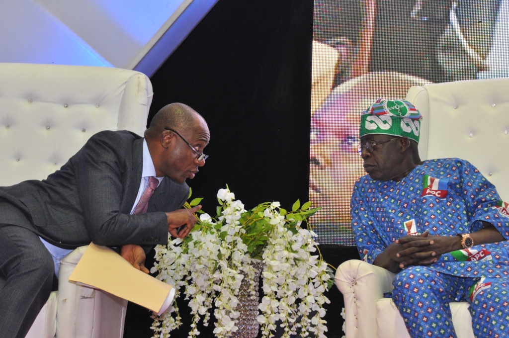 Hon. Rotimi Amaechi and Asiwaju Bola Ahmed Tinubu at the Event
