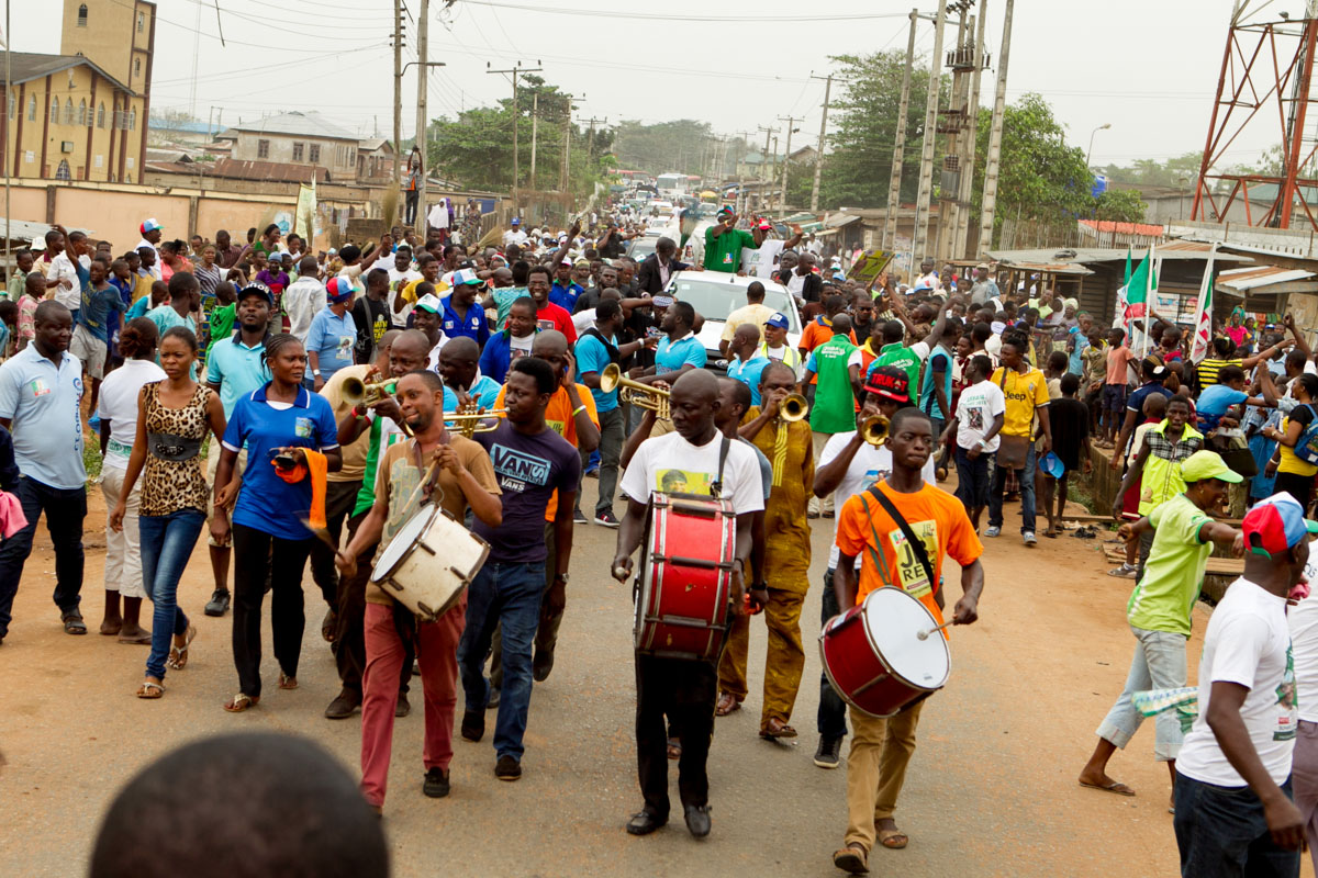 Imota Community welcoming Ambode