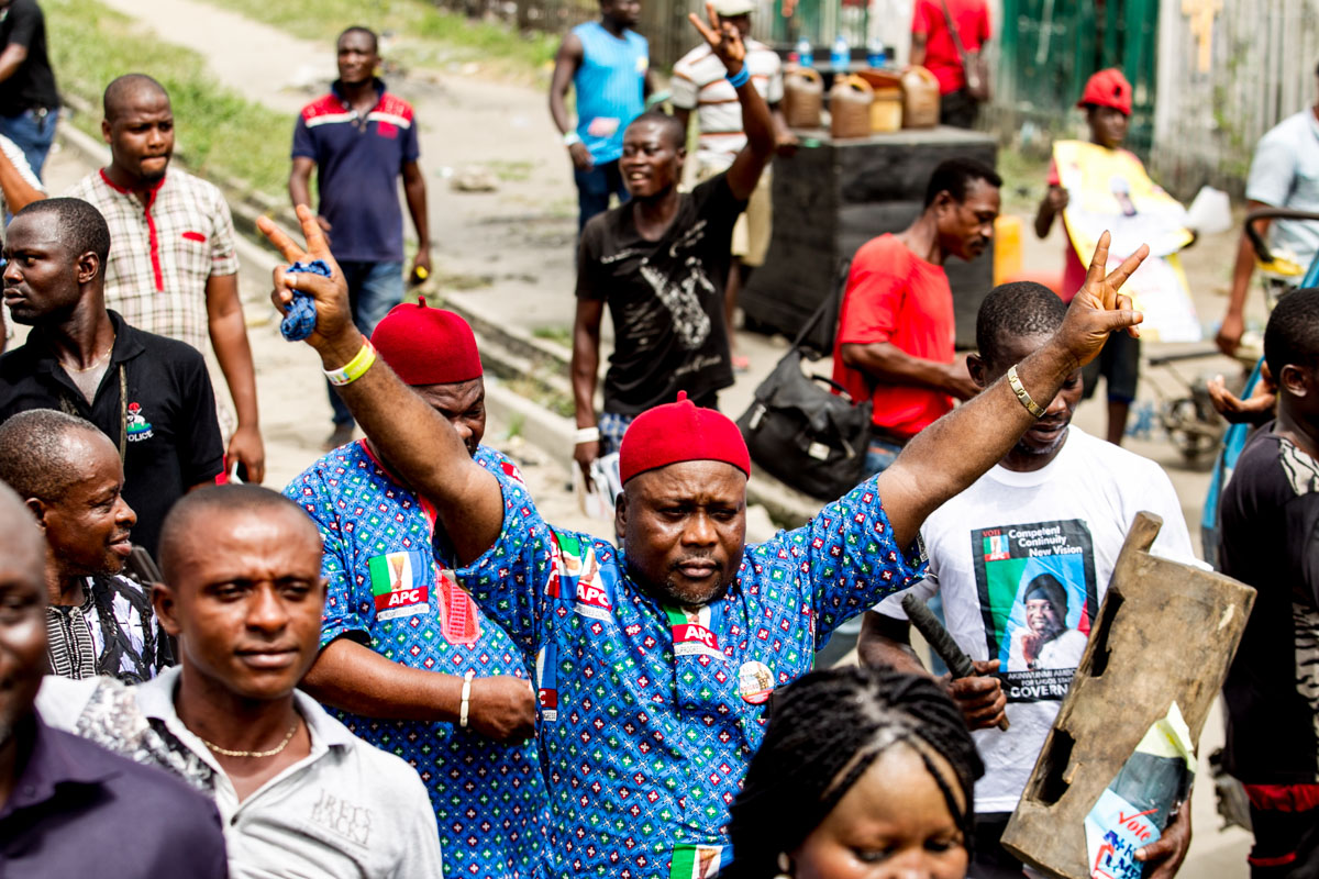 ASPAMDA Traders Showing Their Love For Akinwunmi Ambode