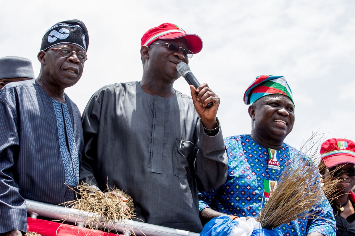 Dr. Idiat Oluranti Adebule talking to Lagos State Electorates at the Event
