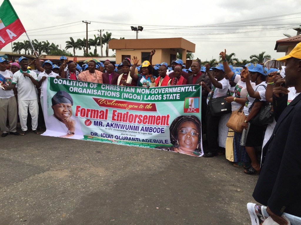 A Cross Section of Christians at the Event